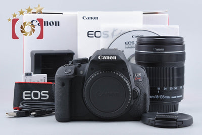 【中古】Canon キヤノン EOS Kiss X7i EF-S 18-135 IS STM レンズキット 元箱付き