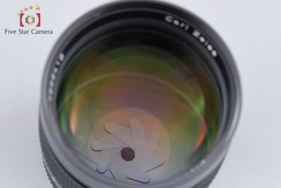 【中古】CONTAX コンタックス Carl Zeiss Planar 85mm f/1.4 T* MMJ