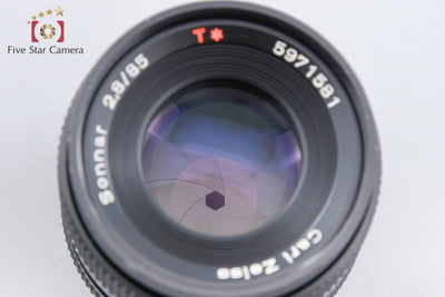 【中古】CONTAX コンタックス Carl Zeiss Sonnar 85mm f/2.8 T* AEG