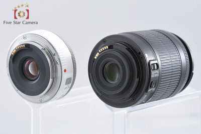【中古】Canon キヤノン EOS Kiss X7 ダブルレンズキット ホワイト 元箱付き
