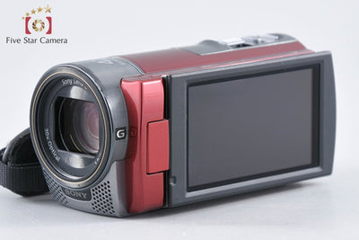 【中古】SONY ソニー ハンディカム HDR-CX180 レッド ビデオカメラ 元箱付き