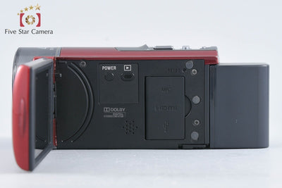 【中古】SONY ソニー ハンディカム HDR-CX180 レッド ビデオカメラ 元箱付き