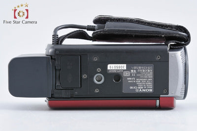 【中古】SONY ソニー ハンディカム HDR-CX180 レッド ビデオカメラ 元箱付き