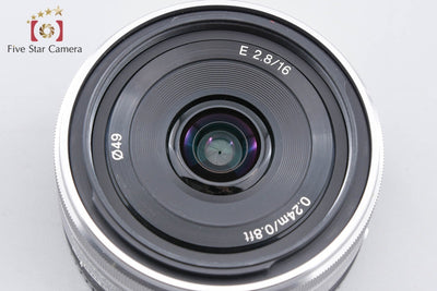 【中古】SONY ソニー E 16mm f/2.8 SEL16F28 + VCL-ECU2 ウルトラワイドコンバーター