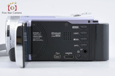 【中古】JVC ケンウッド Everio GZ-HM33 バイオレット デジタルビデオカメラ