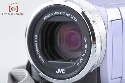 【中古】JVC ケンウッド Everio GZ-HM33 バイオレット デジタルビデオカメラ