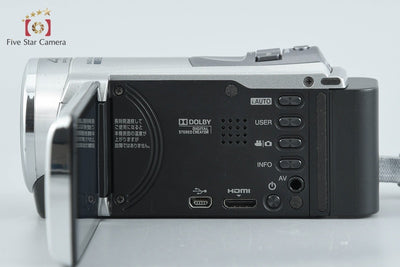 【中古】JVC ケンウッド Everio GZ-HM33 シルバー デジタルビデオカメラ