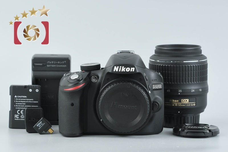 【中古】Nikon ニコン D3200 18-55 VR レンズキット ブラック