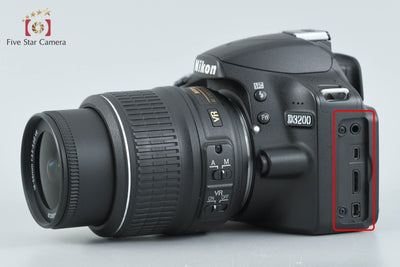 【中古】Nikon ニコン D3200 18-55 VR レンズキット ブラック