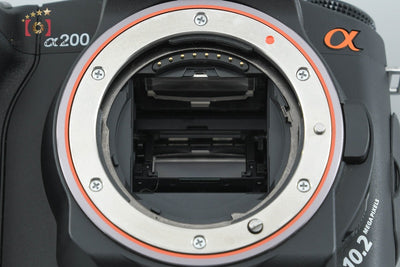 【中古】SONY ソニー α200 DSLR-A200 ズームレンズキット