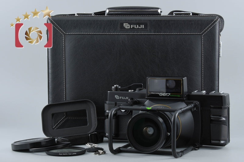 【中古】FUJIFILM 富士フイルム FUJICA Panorama G617 Professional 中判フィルムカメラ ケース付き