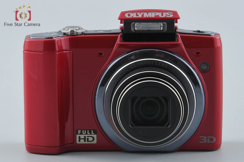 中古】OLYMPUS オリンパス SZ-20 レッド コンパクトデジタルカメラ