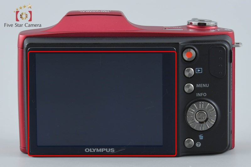 中古】OLYMPUS オリンパス SZ-11 レッド コンパクトデジタルカメラ