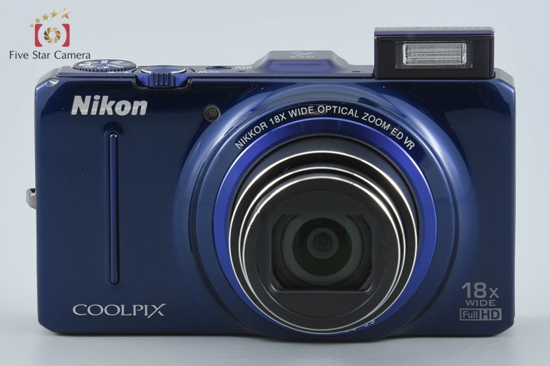中古】Nikon ニコン COOLPIX S9300 ネイビーブルー コンパクトデジタル