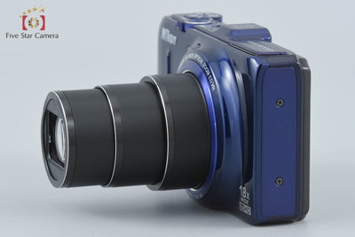 【中古】Nikon ニコン COOLPIX S9300 ネイビーブルー コンパクトデジタルカメラ 元箱付き