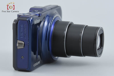 【中古】Nikon ニコン COOLPIX S9300 ネイビーブルー コンパクトデジタルカメラ 元箱付き