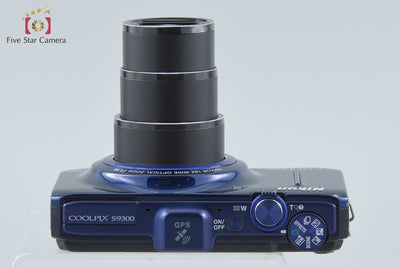 【中古】Nikon ニコン COOLPIX S9300 ネイビーブルー コンパクトデジタルカメラ 元箱付き
