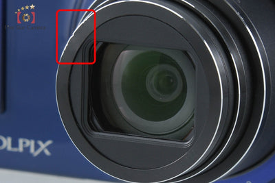 【中古】Nikon ニコン COOLPIX S9300 ネイビーブルー コンパクトデジタルカメラ 元箱付き