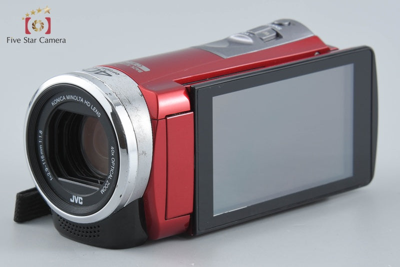 中古】JVC ケンウッド Everio GZ-HM33 レッド デジタルビデオカメラ