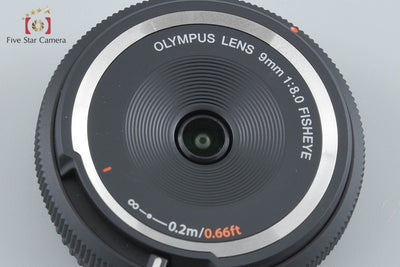 【中古】OLYMPUS オリンパス フィッシュアイボディーキャップレンズ BCL-0980（9mm F8.0 Fisheye）ブラック