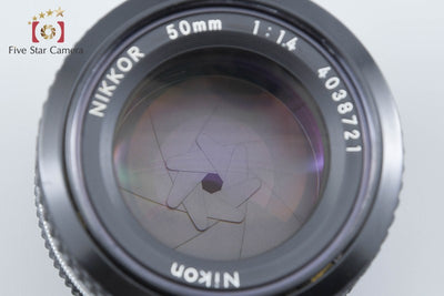 【中古】Nikon ニコン Ai NIKKOR 50mm f/1.4