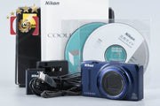 【中古】Nikon ニコン COOLPIX S9300 ネイビーブルー コンパクトデジタルカメラ 元箱付き