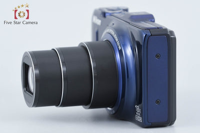 【中古】Nikon ニコン COOLPIX S9300 ネイビーブルー コンパクトデジタルカメラ 元箱付き