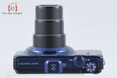 【中古】Nikon ニコン COOLPIX S9300 ネイビーブルー コンパクトデジタルカメラ 元箱付き