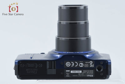 【中古】Nikon ニコン COOLPIX S9300 ネイビーブルー コンパクトデジタルカメラ 元箱付き