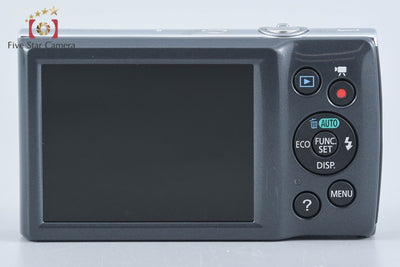 【中古】Canon キヤノン IXY 130 グレー コンパクトデジタルカメラ