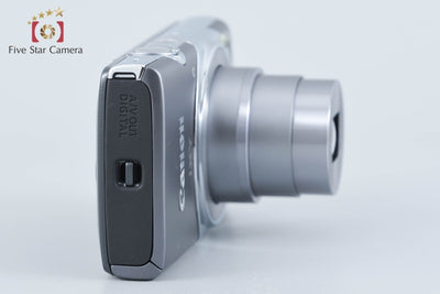 【中古】Canon キヤノン IXY 130 グレー コンパクトデジタルカメラ