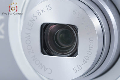 【中古】Canon キヤノン IXY 130 グレー コンパクトデジタルカメラ