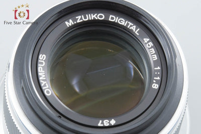 【中古】OLYMPUS オリンパス M.ZUIKO DIGITAL 45mm f/1.8 シルバー