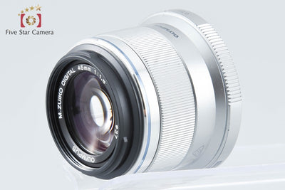 【中古】OLYMPUS オリンパス M.ZUIKO DIGITAL 45mm f/1.8 シルバー