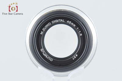 【中古】OLYMPUS オリンパス M.ZUIKO DIGITAL 45mm f/1.8 シルバー