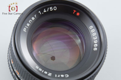 【中古】CONTAX コンタックス Carl Zeiss Planar 50mm f/1.4 T* MMJ