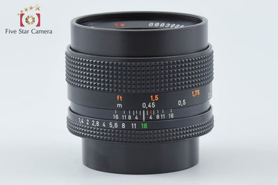 【中古】CONTAX コンタックス Carl Zeiss Planar 50mm f/1.4 T* MMJ