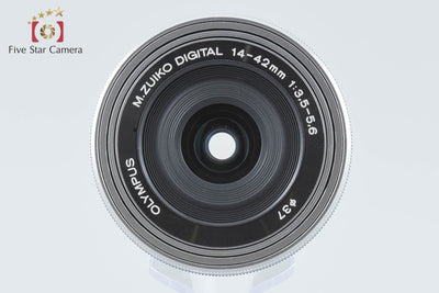 【中古】OLYMPUS オリンパス M.ZUIKO DIGITAL ED 14-42mm f/3.5-5.6 EZ シルバー
