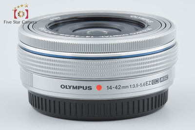 【中古】OLYMPUS オリンパス M.ZUIKO DIGITAL ED 14-42mm f/3.5-5.6 EZ シルバー
