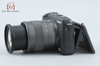 【中古】Canon キヤノン EOS M3 ブラック EF-M 18-55mm f/3.5-5.6 IS STM レンズキット