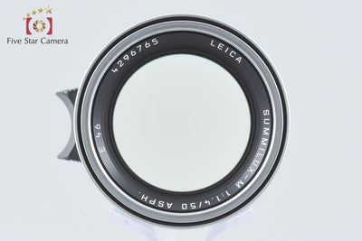 【中古】Leica ライカ SUMMILUX-M 50mm f/1.4 ASPH. E46 11892 6-Bitコード付き シルバー