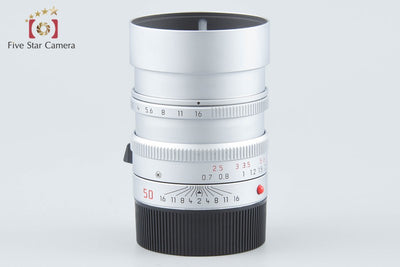 【中古】Leica ライカ SUMMILUX-M 50mm f/1.4 ASPH. E46 11892 6-Bitコード付き シルバー