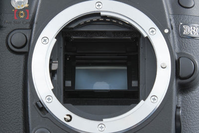 【中古】Nikon ニコン D80 + AF-S DX NIKKOR 18-55mm f/3.5-5.6 G II VR シャッター回数僅少