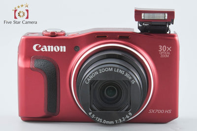 【中古】Canon キヤノン PowerShot SX700 HS レッド コンパクトデジタルカメラ