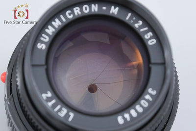 【中古】Leica ライカ SUMMICRON-M 50mm f/2 E39 第3世代 ブラック