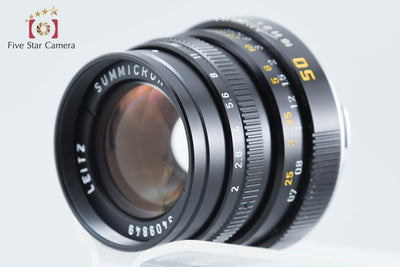 【中古】Leica ライカ SUMMICRON-M 50mm f/2 E39 第3世代 ブラック