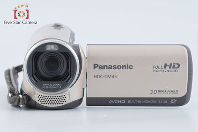 【中古】Panasonic パナソニック HDC-TM45 キャメルベージュ デジタルハイビジョンビデオカメラ 元箱付き