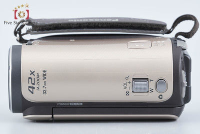 【中古】Panasonic パナソニック HDC-TM45 キャメルベージュ デジタルハイビジョンビデオカメラ 元箱付き