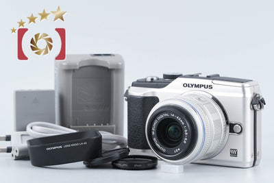 【中古】OLYMPUS オリンパス PEN Lite E-PL2 14-42 レンズキット シャンパンゴールド シャッター回数僅少