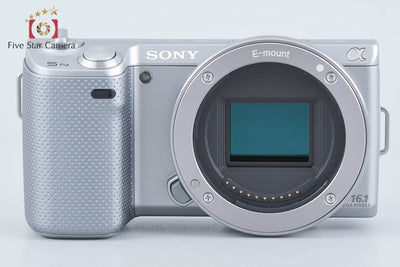 【中古】SONY ソニー α NEX-5N ズームレンズキット シルバー シャッター回数僅少